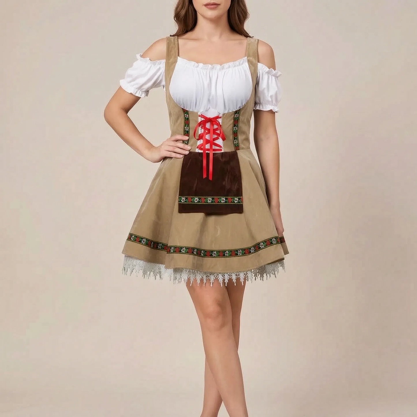 Alpinia | Kurzes Schulterfreies Dirndl