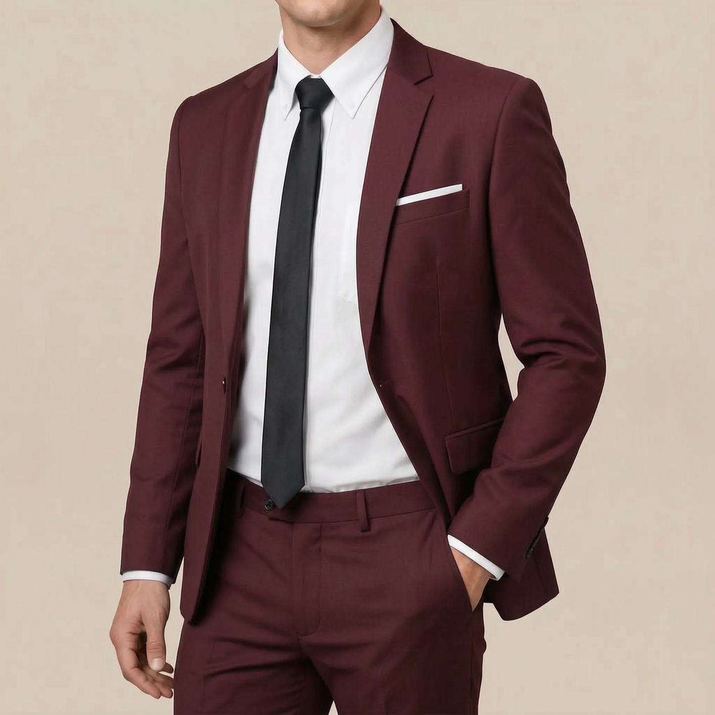 Dapperly | Klassischer Zweiteiliger Eleganter Herrenanzug