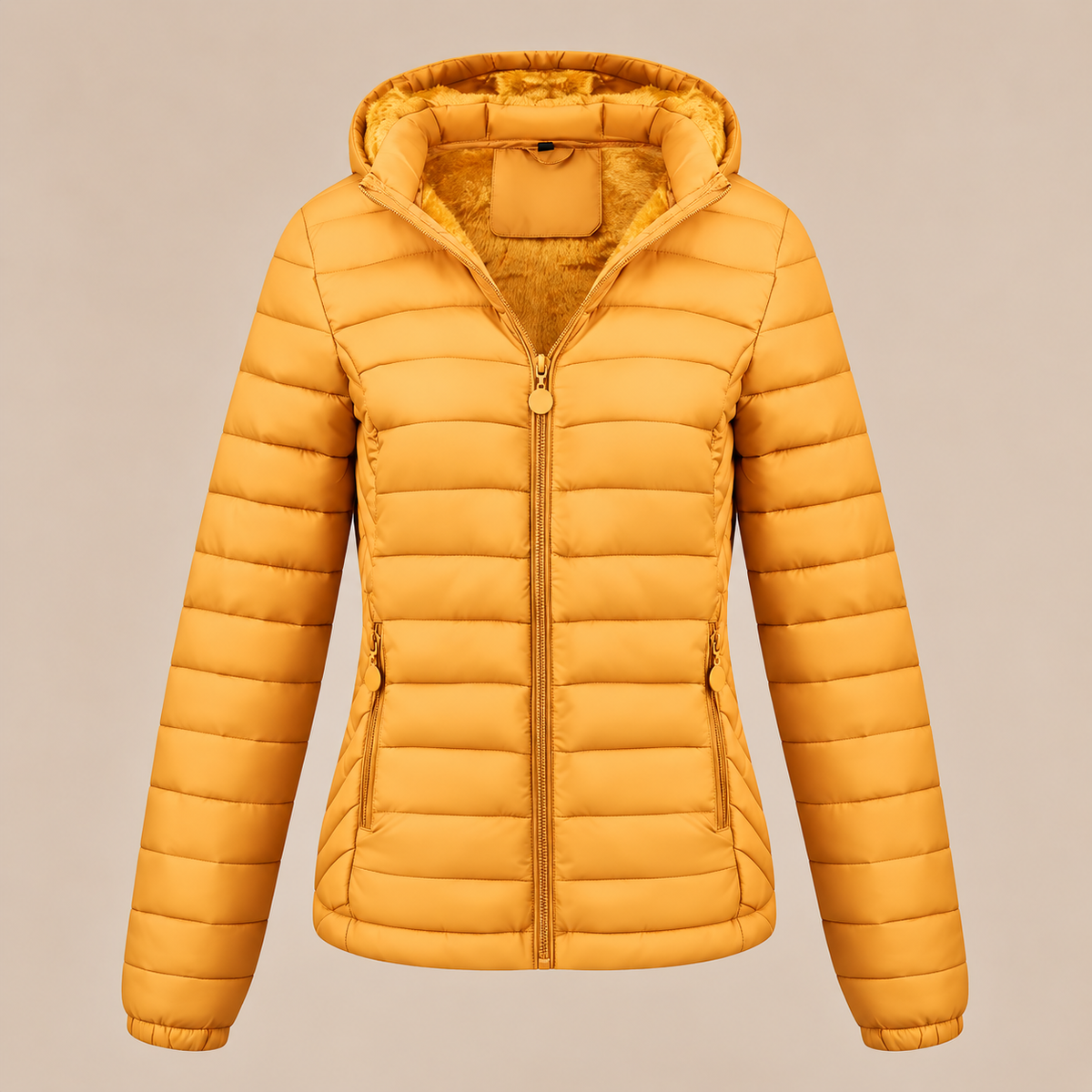 Evelisse | Steppjacke Damen mit Kapuze und weichem Innenfutter