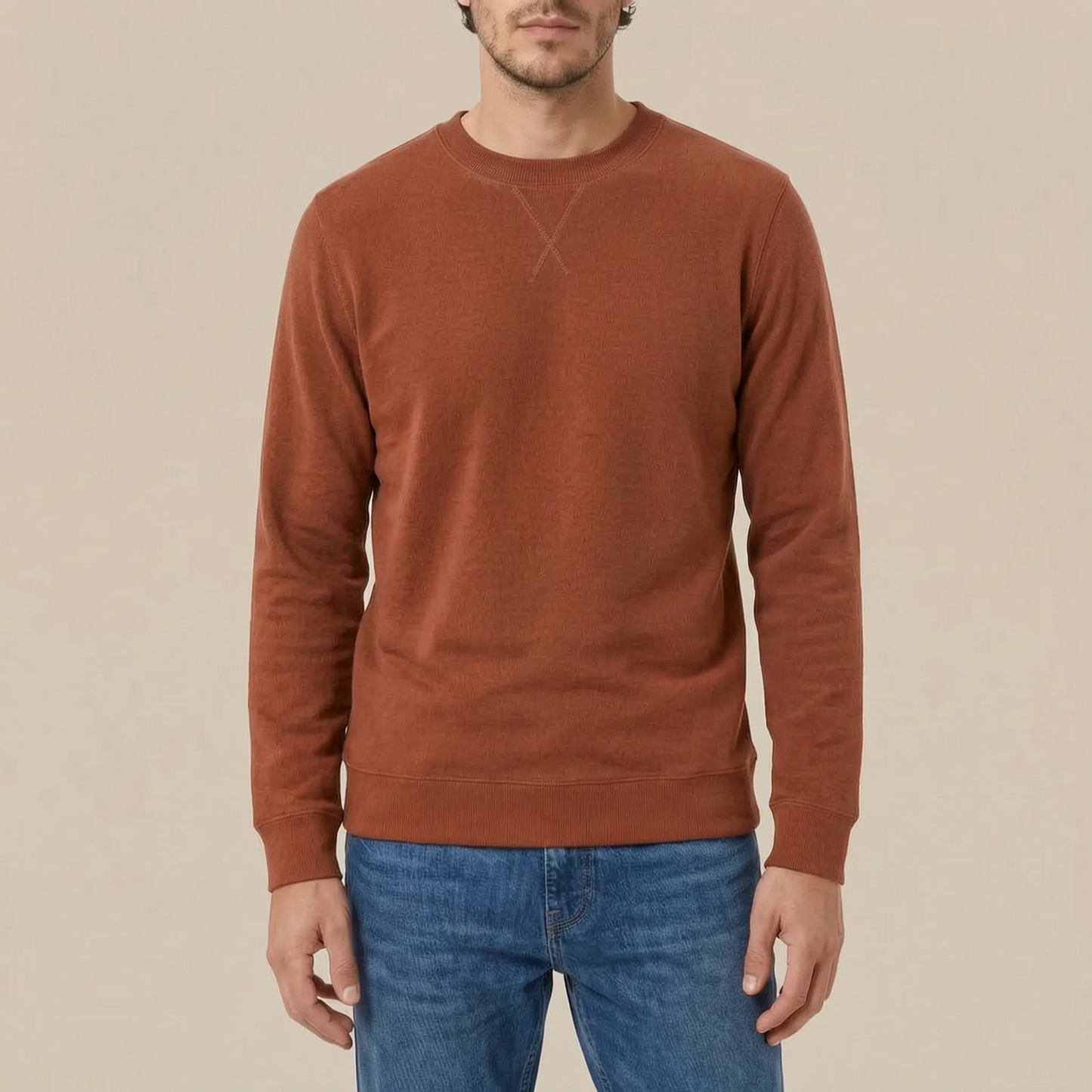 Keston | Klassisches Sweatshirt Mit Rundhalsausschnitt
