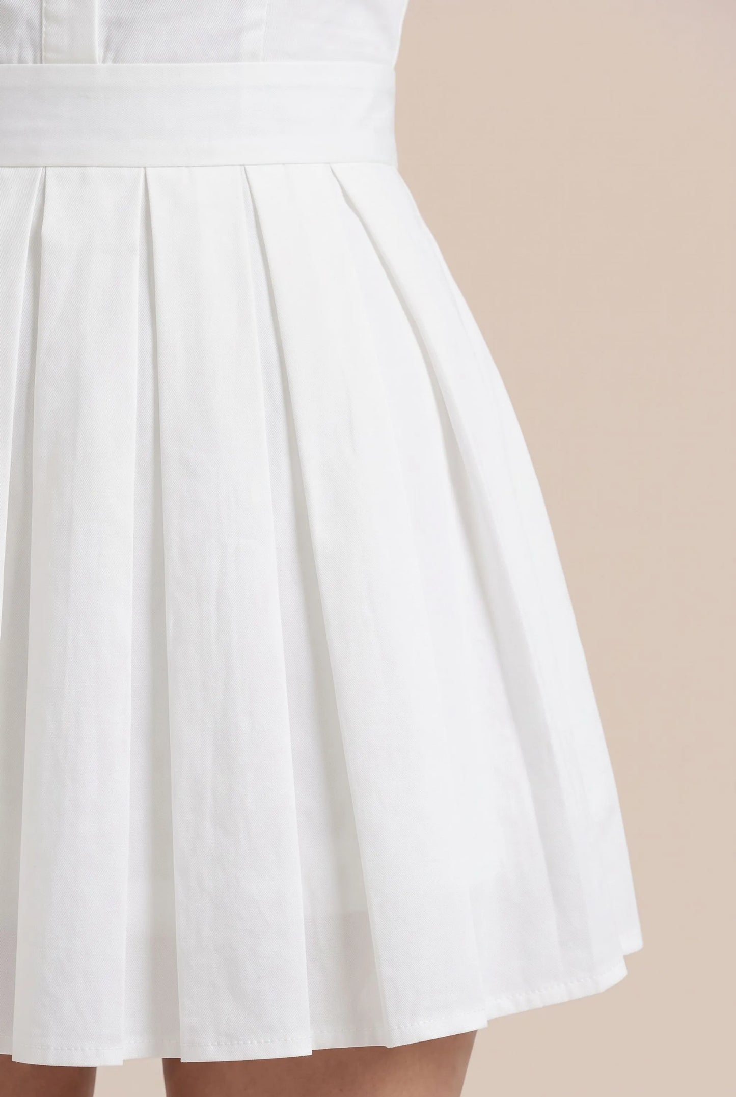 Pleatia | Kurzes Sommerkleid Mit Plissiertem Rockteil