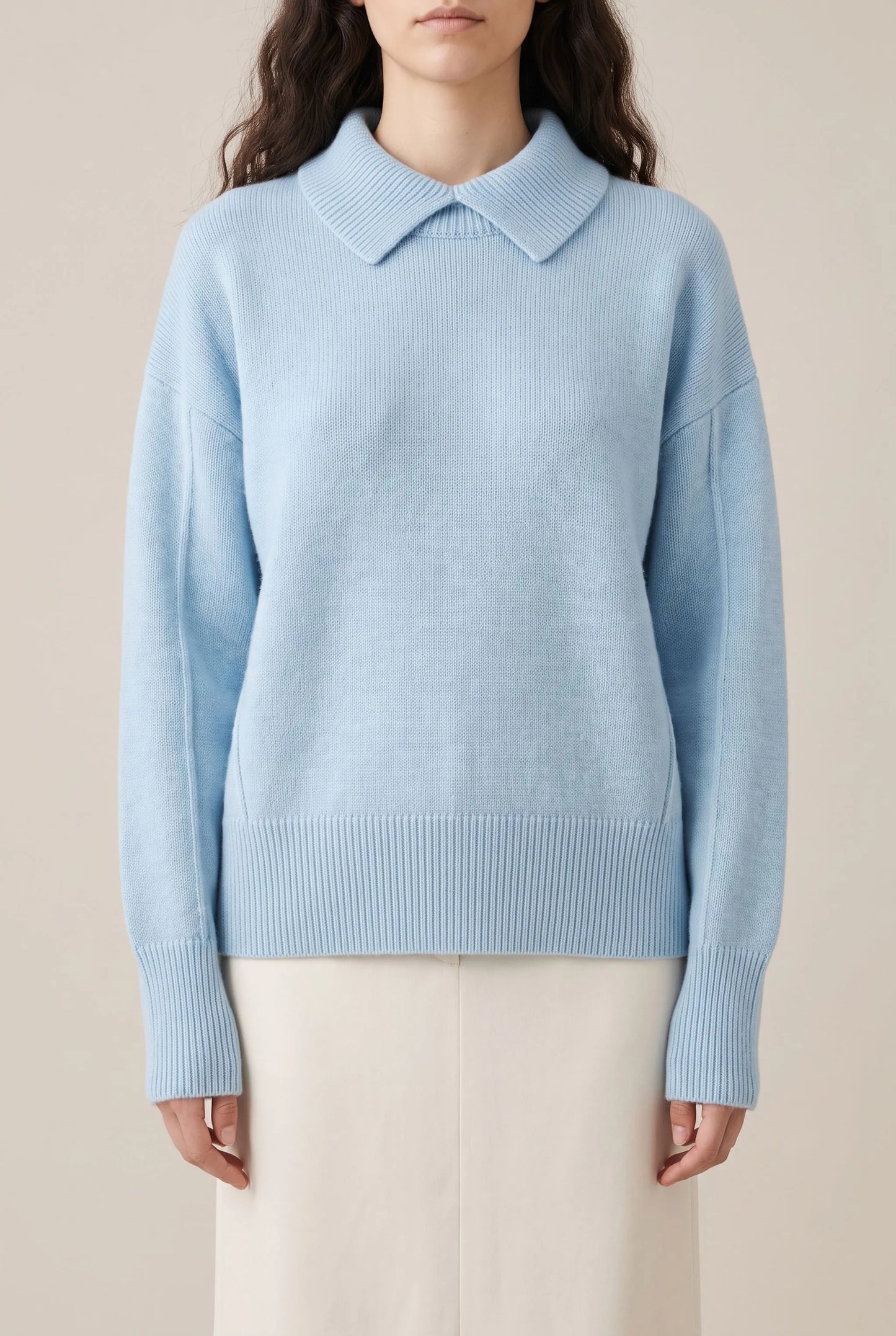 Velyris | Lockerer Blauer Rollkragenpullover