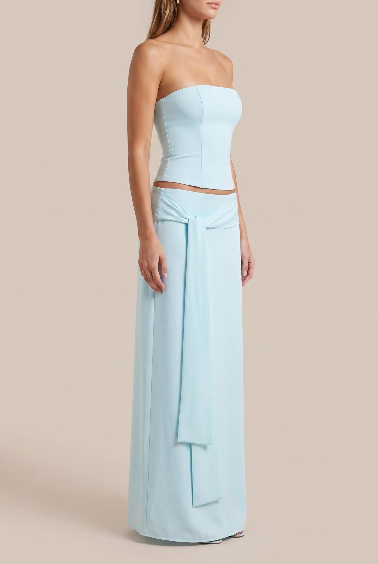 Vesari | Eleganter Zweiteiler Damen Mit Maxirock