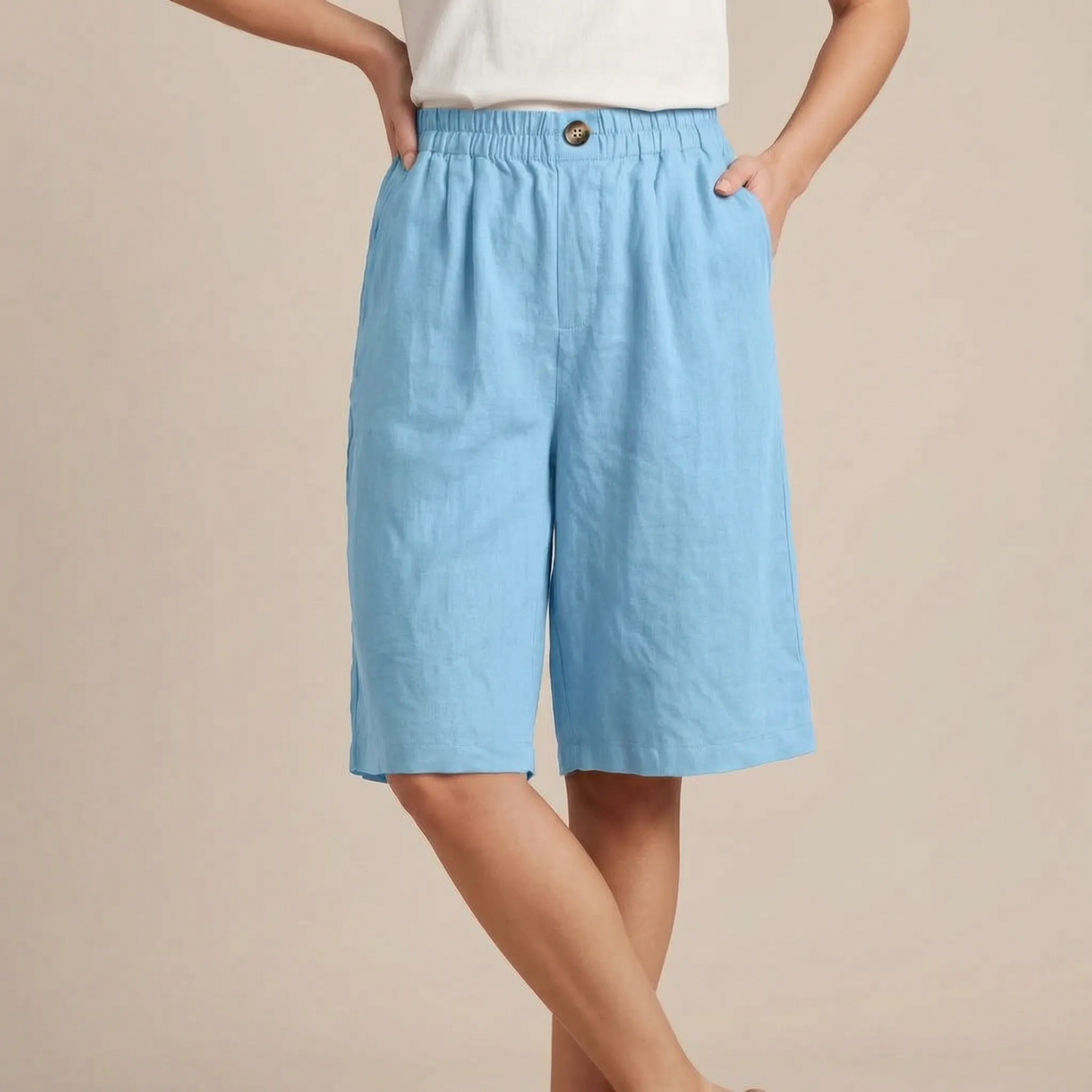 Aeralis | Weit Geschnittene Sommershorts Mit Gummibund