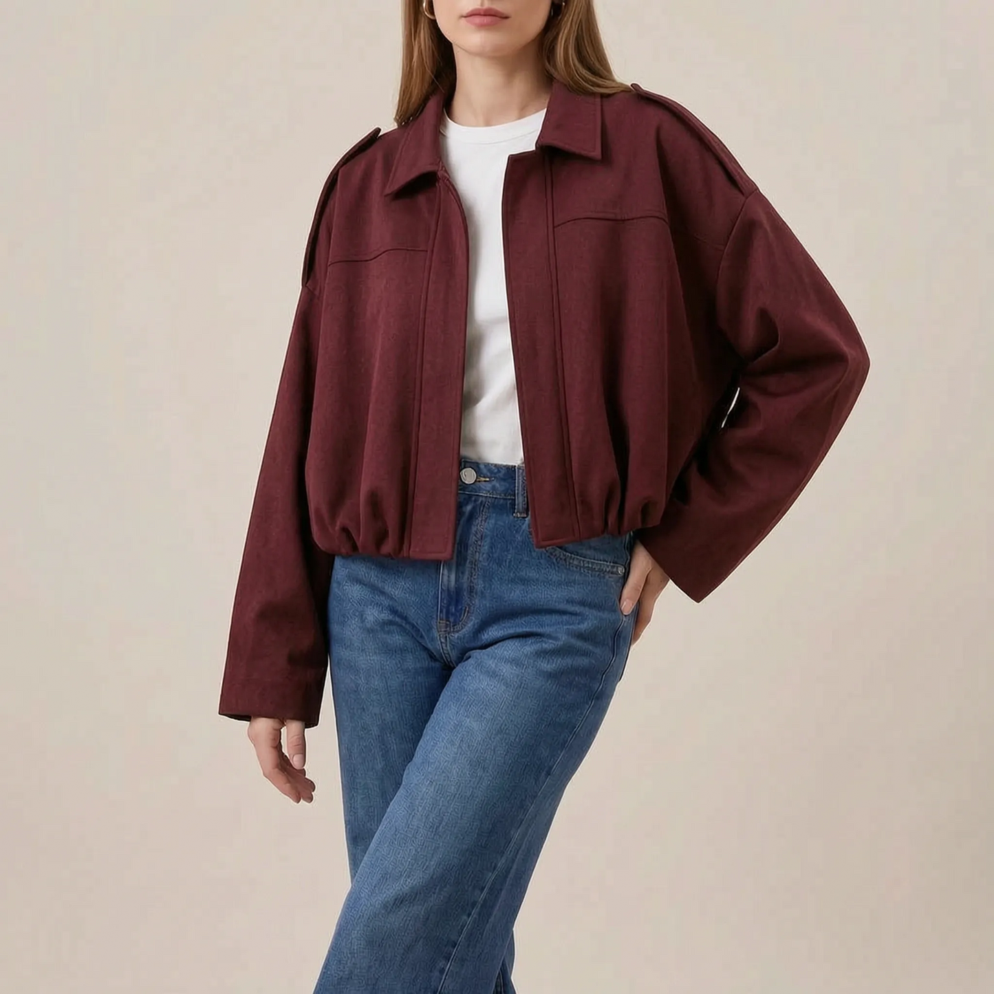 Aerioza | Lockere Bomberjacke