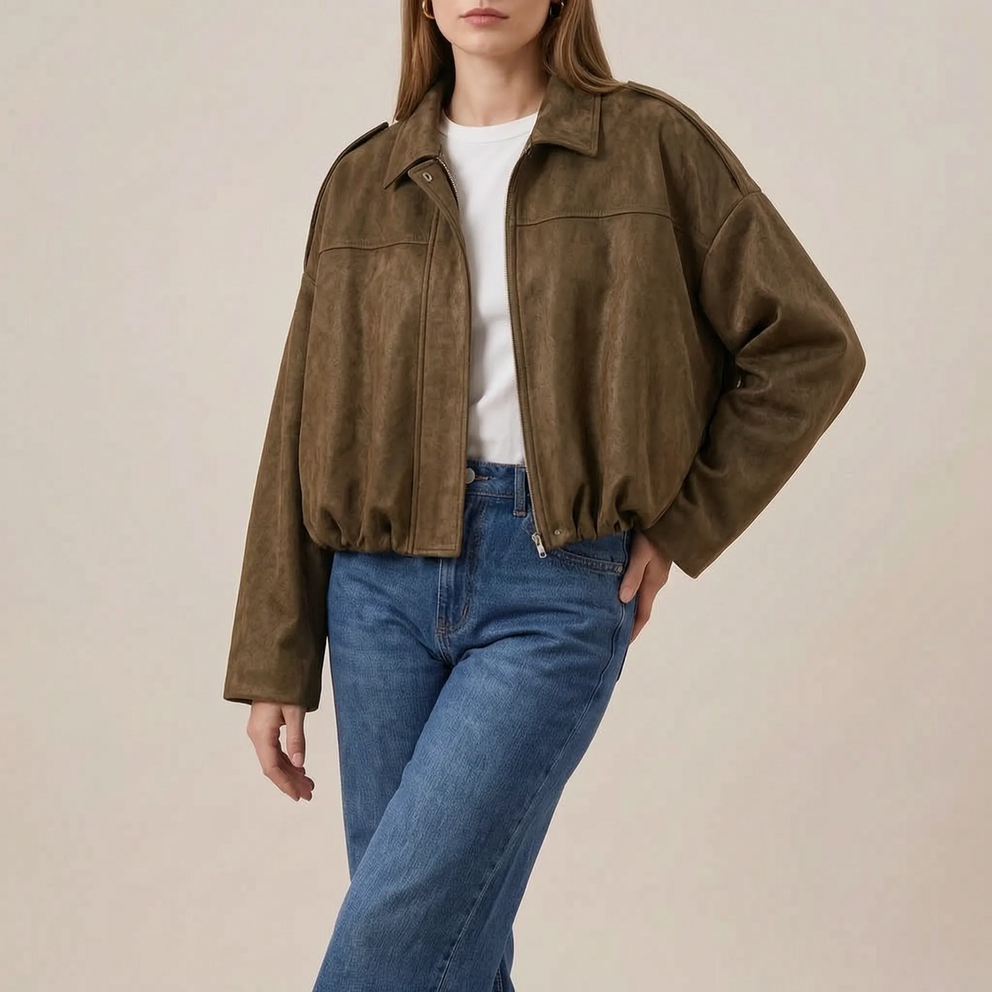 Aerioza | Lockere Bomberjacke