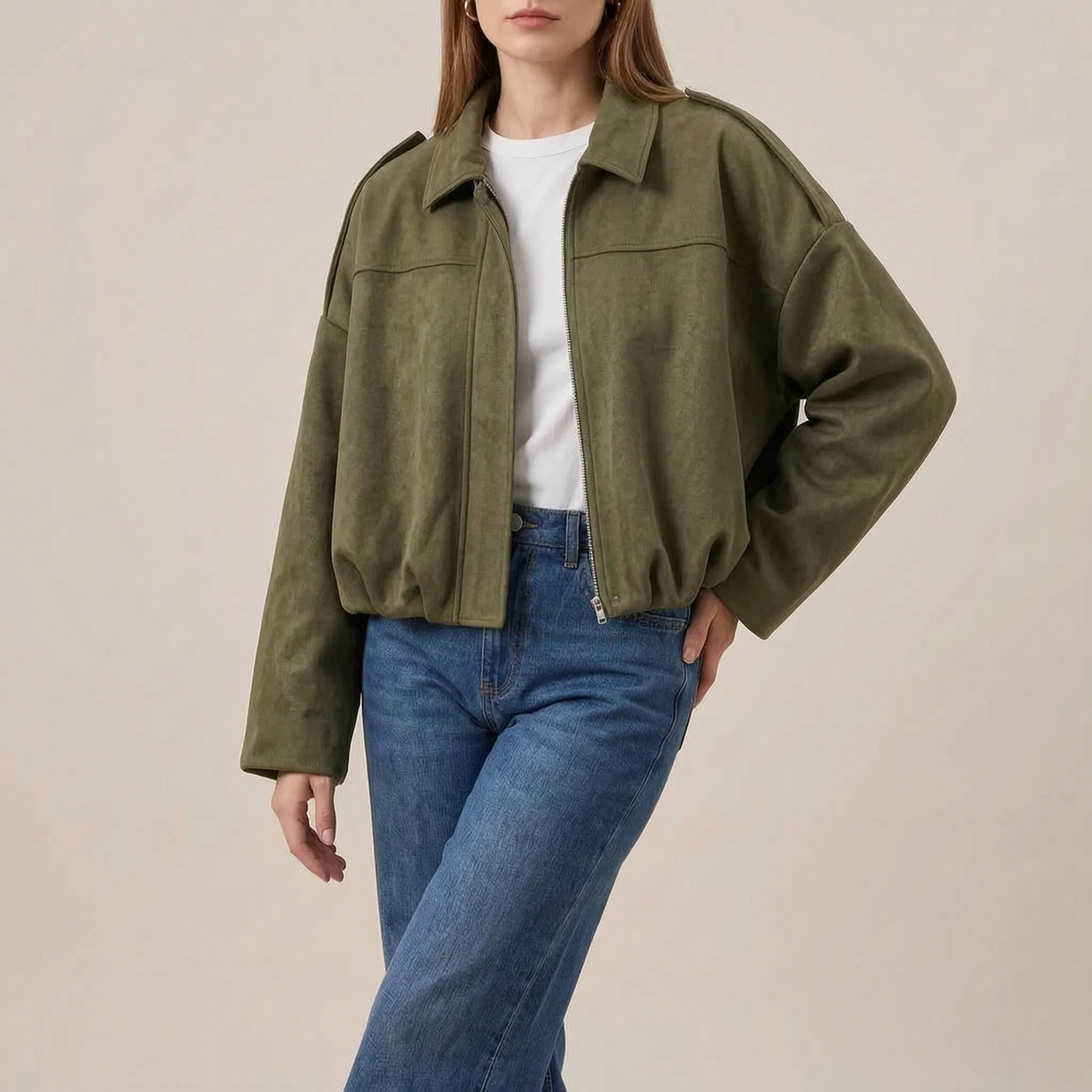 Aerioza | Lockere Bomberjacke