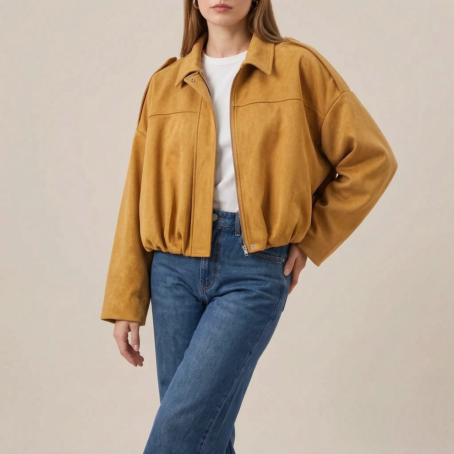 Aerioza | Lockere Bomberjacke