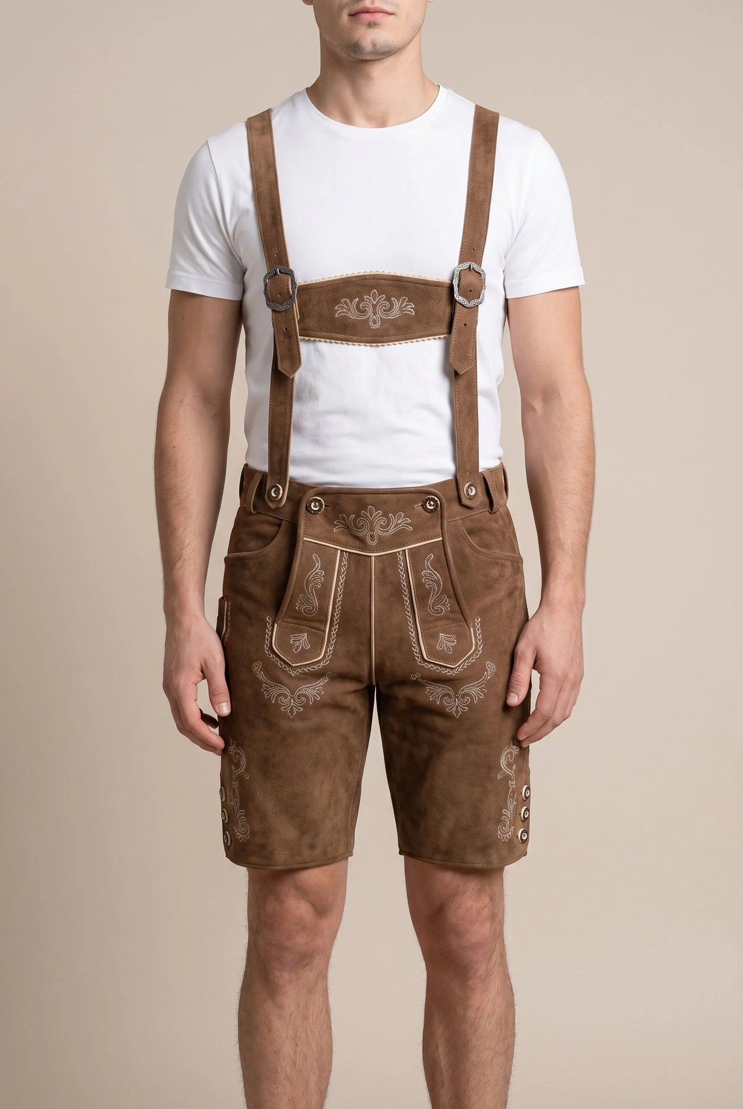 AlpinePride | Kurze Trachtenlederhose