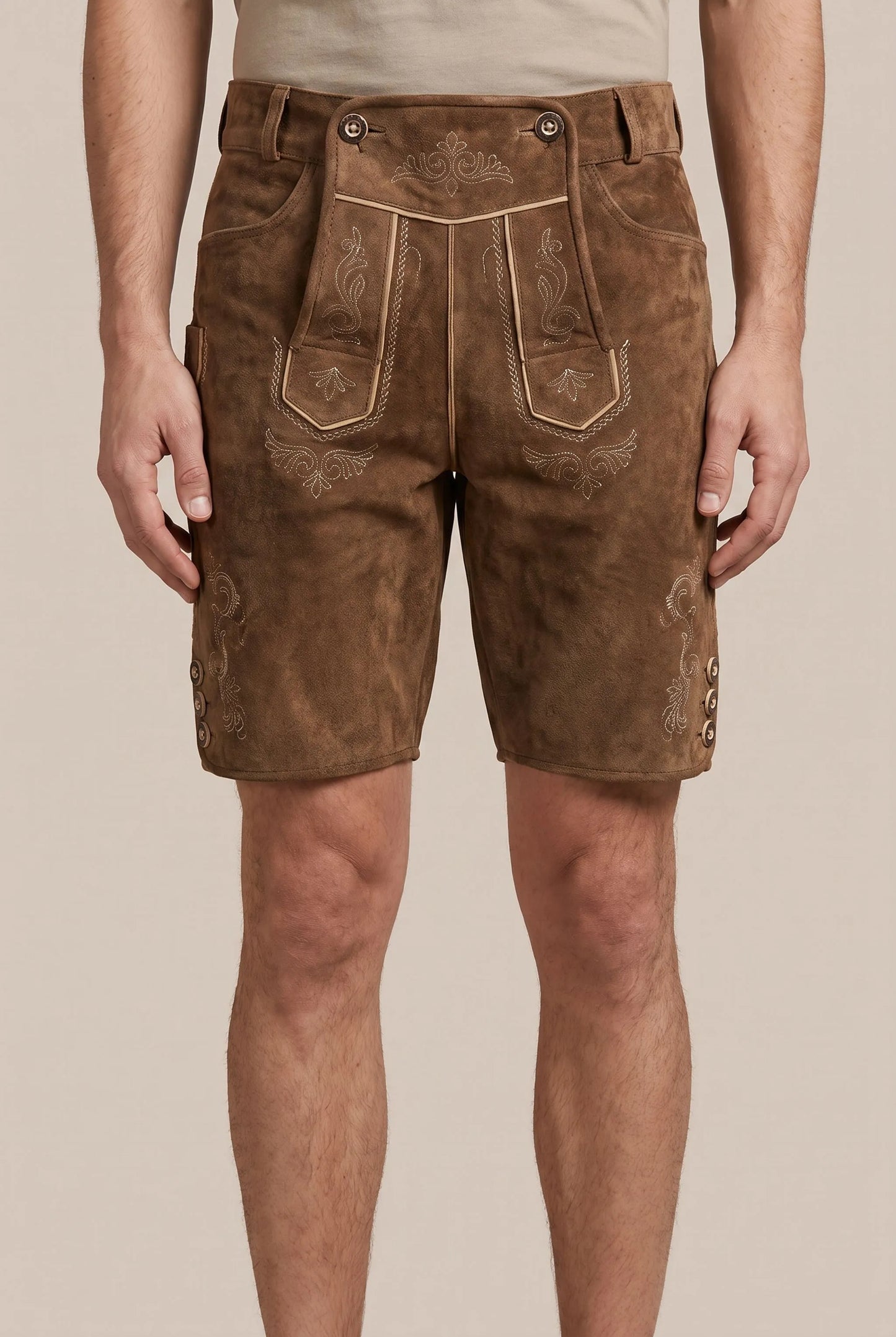 AlpinePride | Kurze Trachtenlederhose