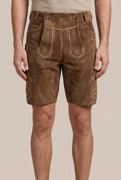 AlpinePride | Kurze Trachtenlederhose