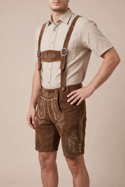 AlpinePride | Kurze Trachtenlederhose