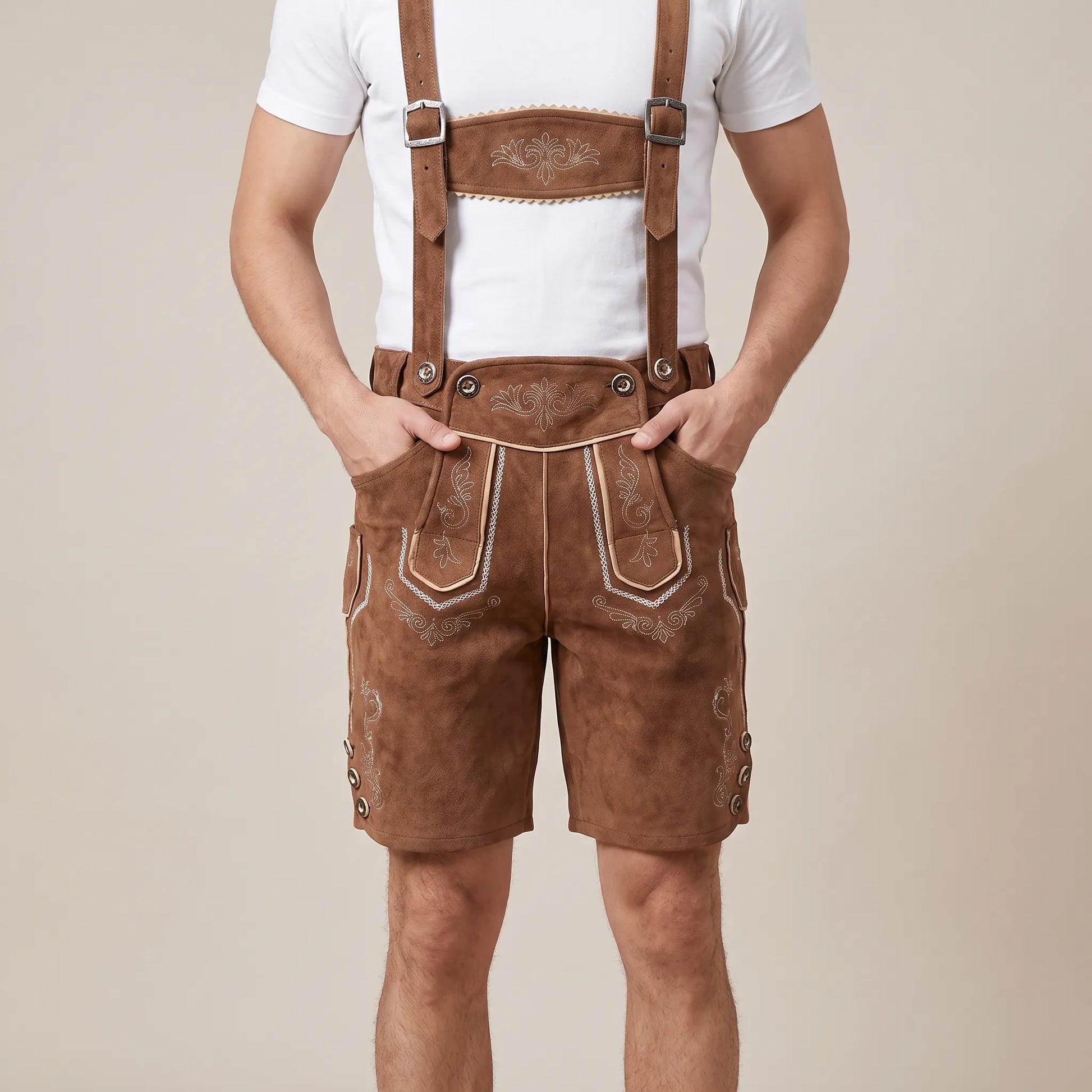 AlpinePride | Kurze Trachtenlederhose