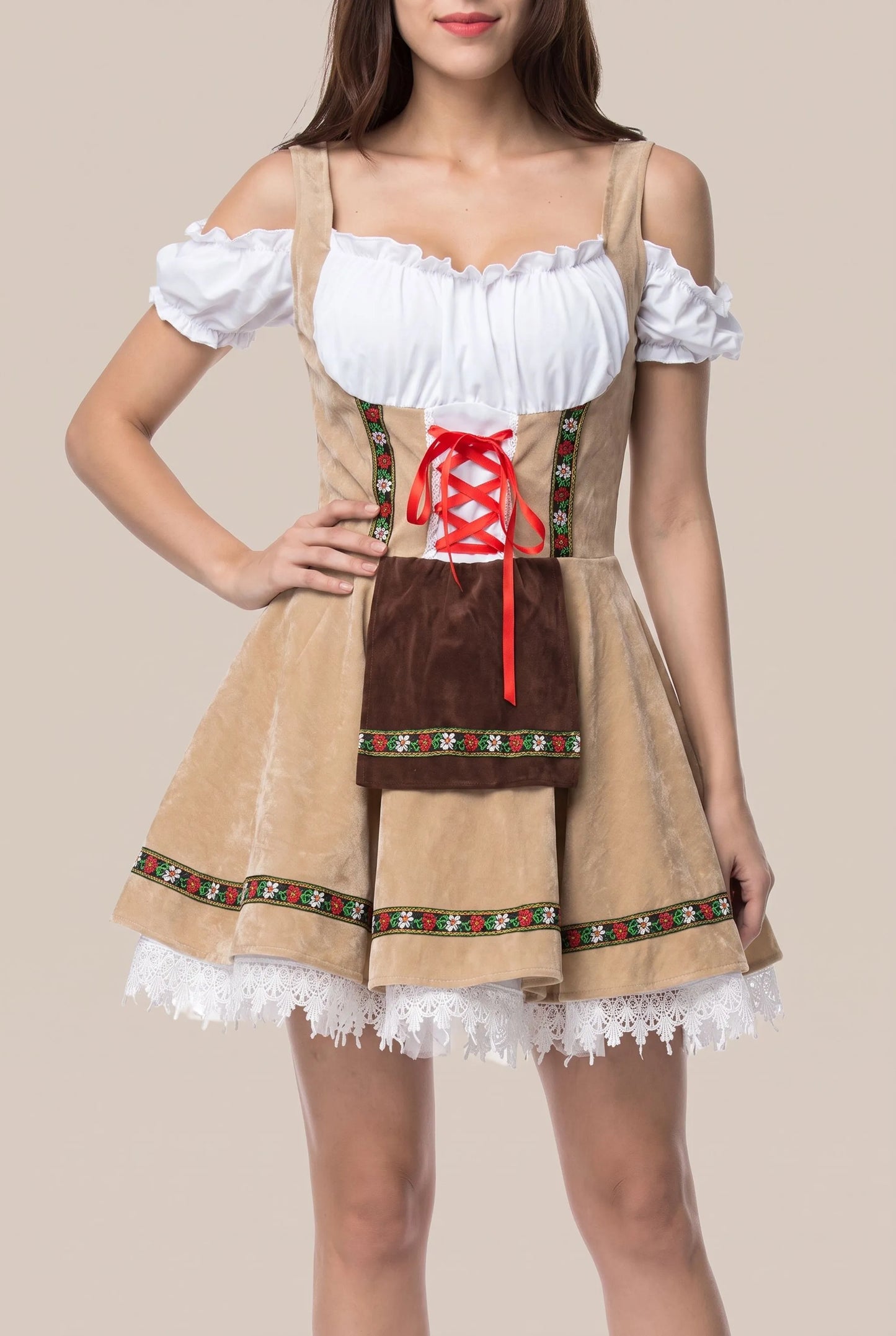 Alpinia | Kurzes Schulterfreies Dirndl