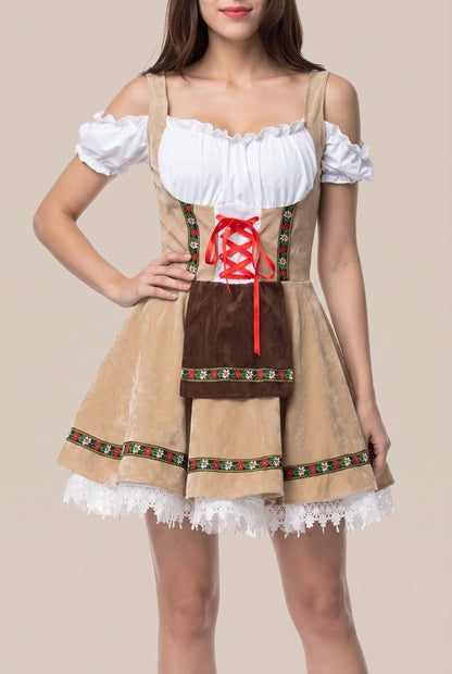 Alpinia | Kurzes Schulterfreies Dirndl