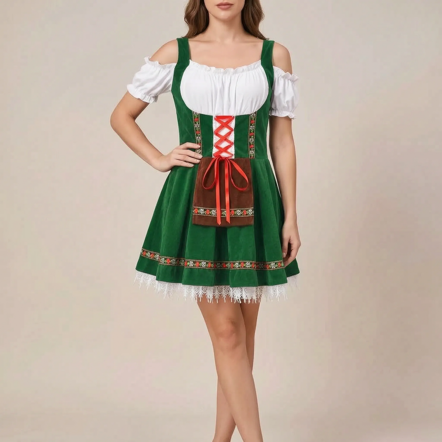 Alpinia | Kurzes Schulterfreies Dirndl