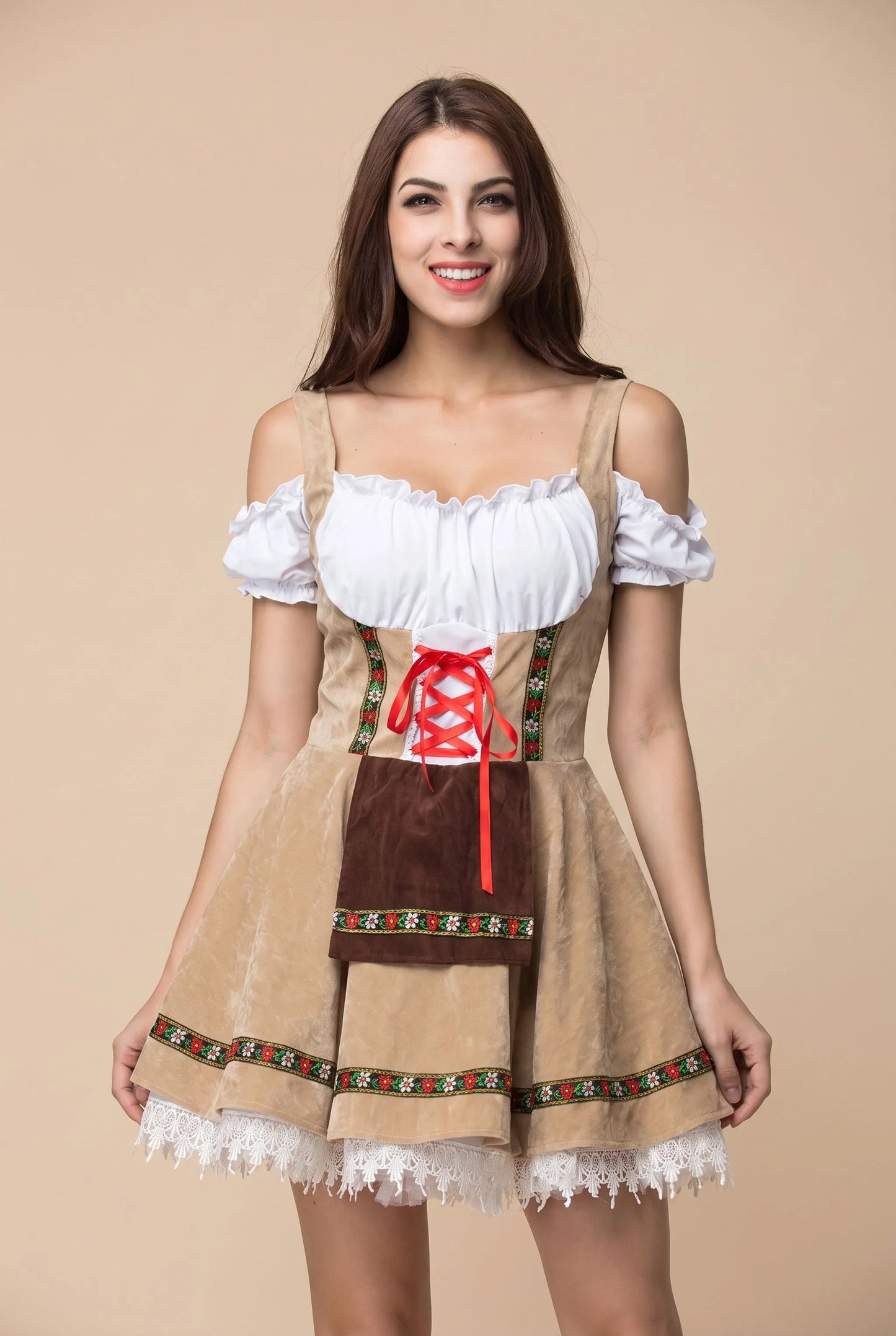 Alpinia | Kurzes Schulterfreies Dirndl