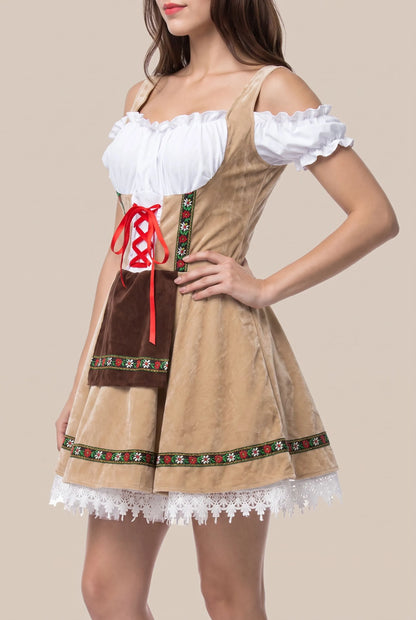 Alpinia | Kurzes Schulterfreies Dirndl