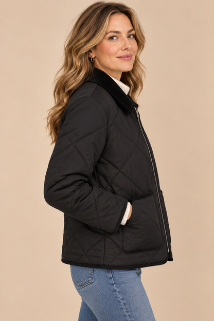 Alvie | Steppjacke Damen mit klassischer Rautensteppung