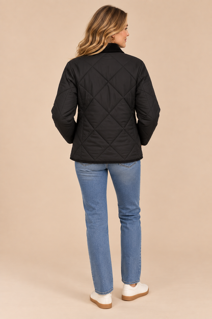 Alvie | Steppjacke Damen mit klassischer Rautensteppung