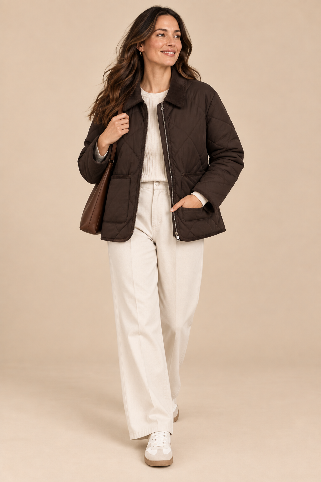Alvie | Steppjacke Damen mit klassischer Rautensteppung