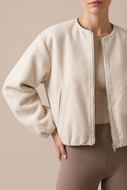 Alvina | Lockere Sportliche Fleecejacke
