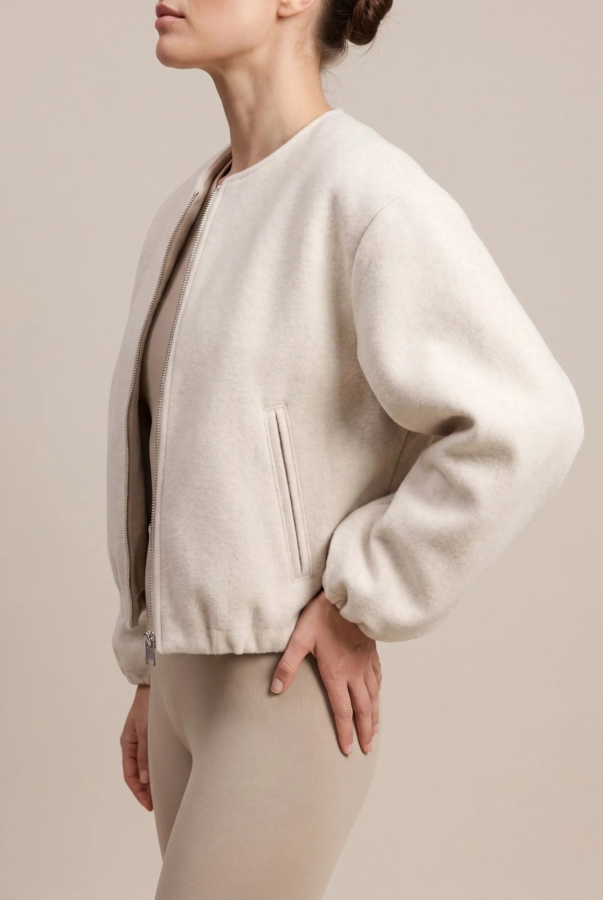 Alvina | Lockere Sportliche Fleecejacke