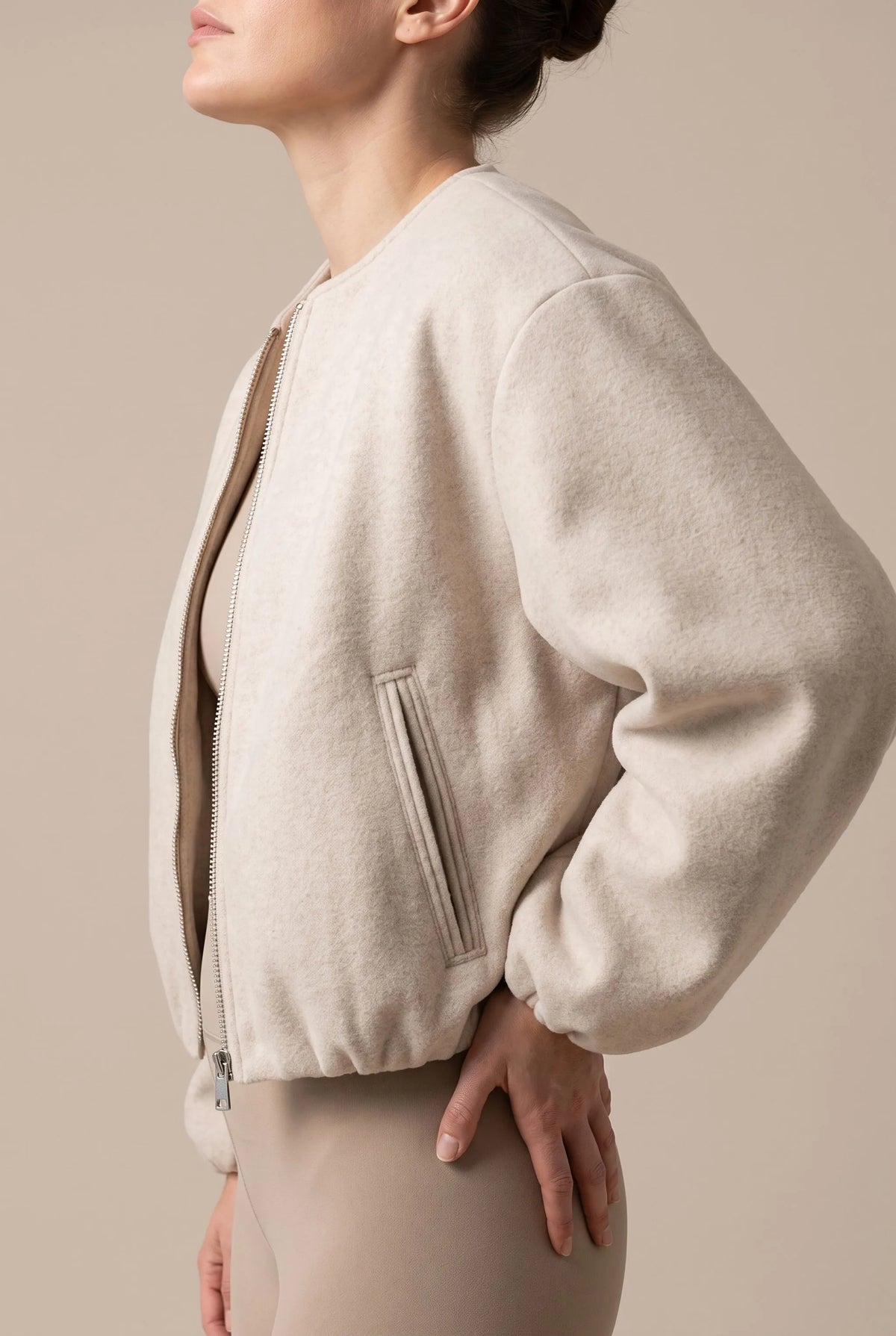 Alvina | Lockere Sportliche Fleecejacke