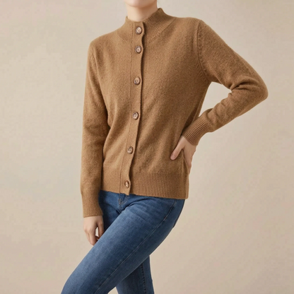 Alvora | Kurze Strickjacke Mit Kragen