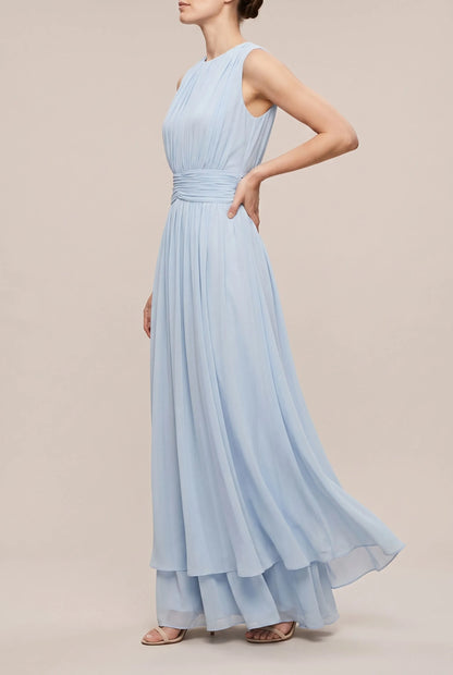 Alys | Ärmelloses Midikleid Mit Raffungen