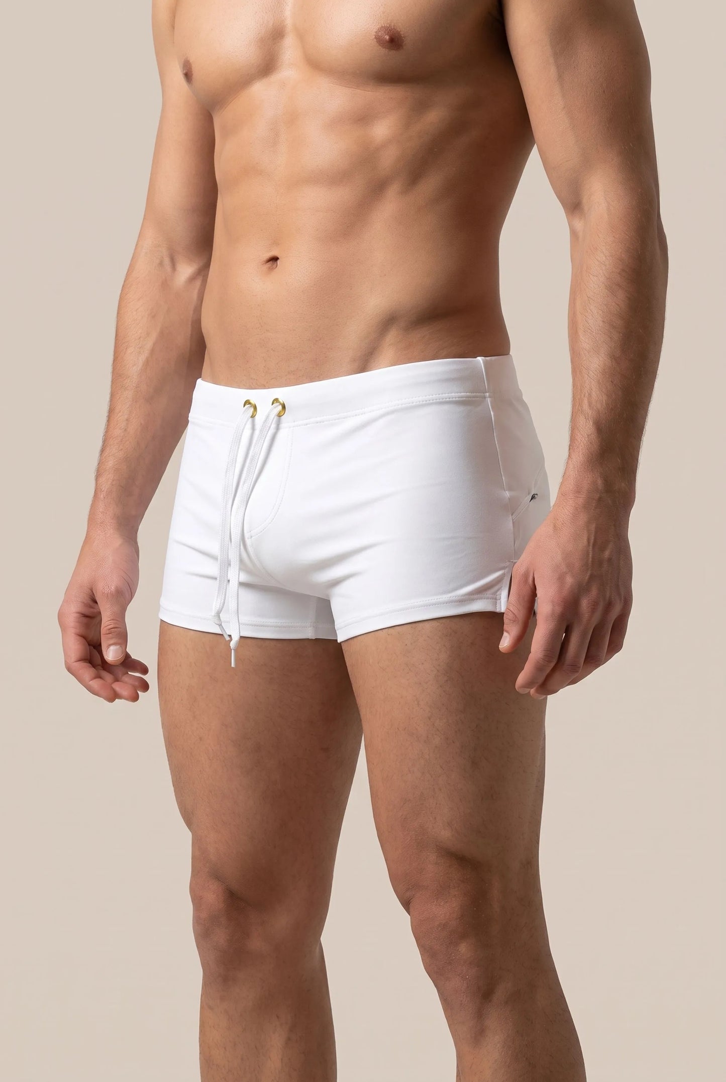 Aquonix | Kurz Geschnittene, Anliegende Badehose Herren