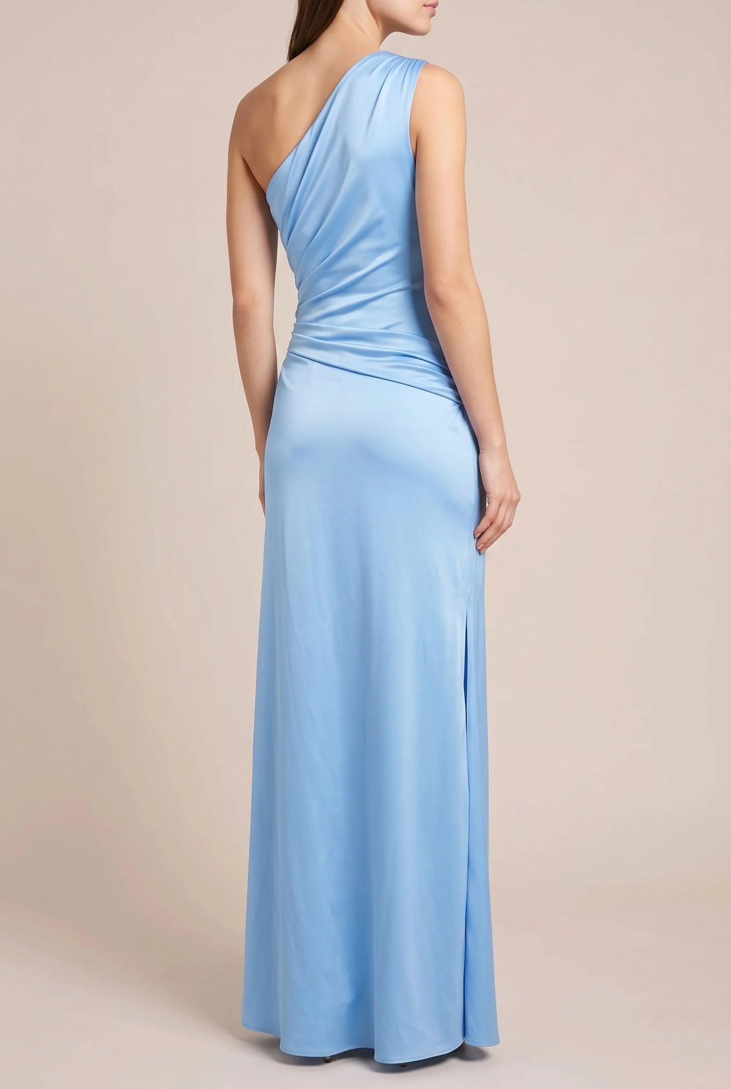 Asymora | Asymmetrisches Maxikleid Mit Fließendem Fall