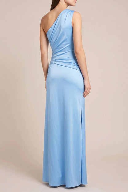 Asymora | Asymmetrisches Maxikleid Mit Fließendem Fall