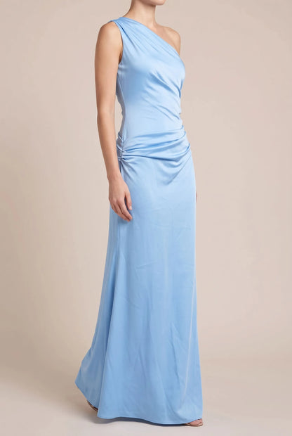 Asymora | Asymmetrisches Maxikleid Mit Fließendem Fall