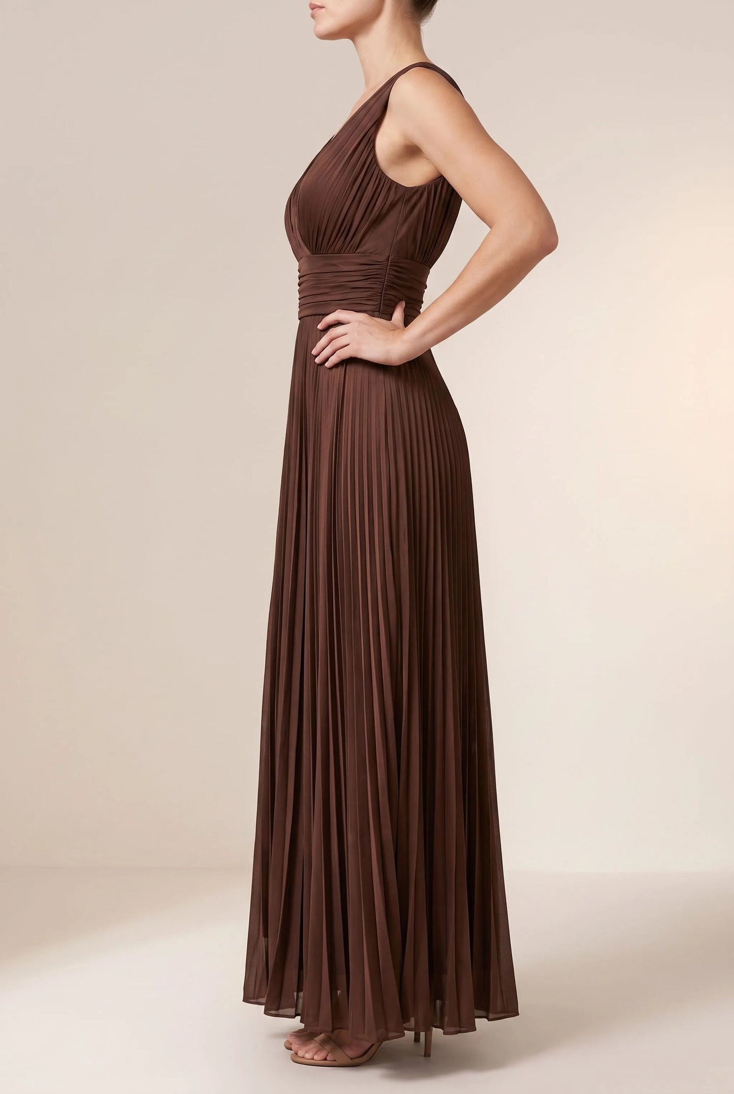 AuraDress | Elegantes Schulterfreies Maxi-Abendkleid