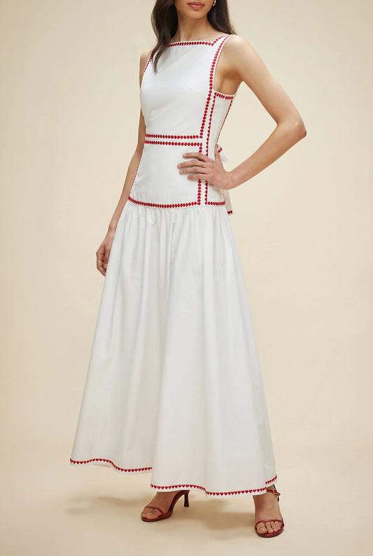Aurant | Ärmelloses Elegantes Maxikleid