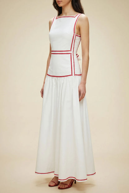 Aurant | Ärmelloses Elegantes Maxikleid