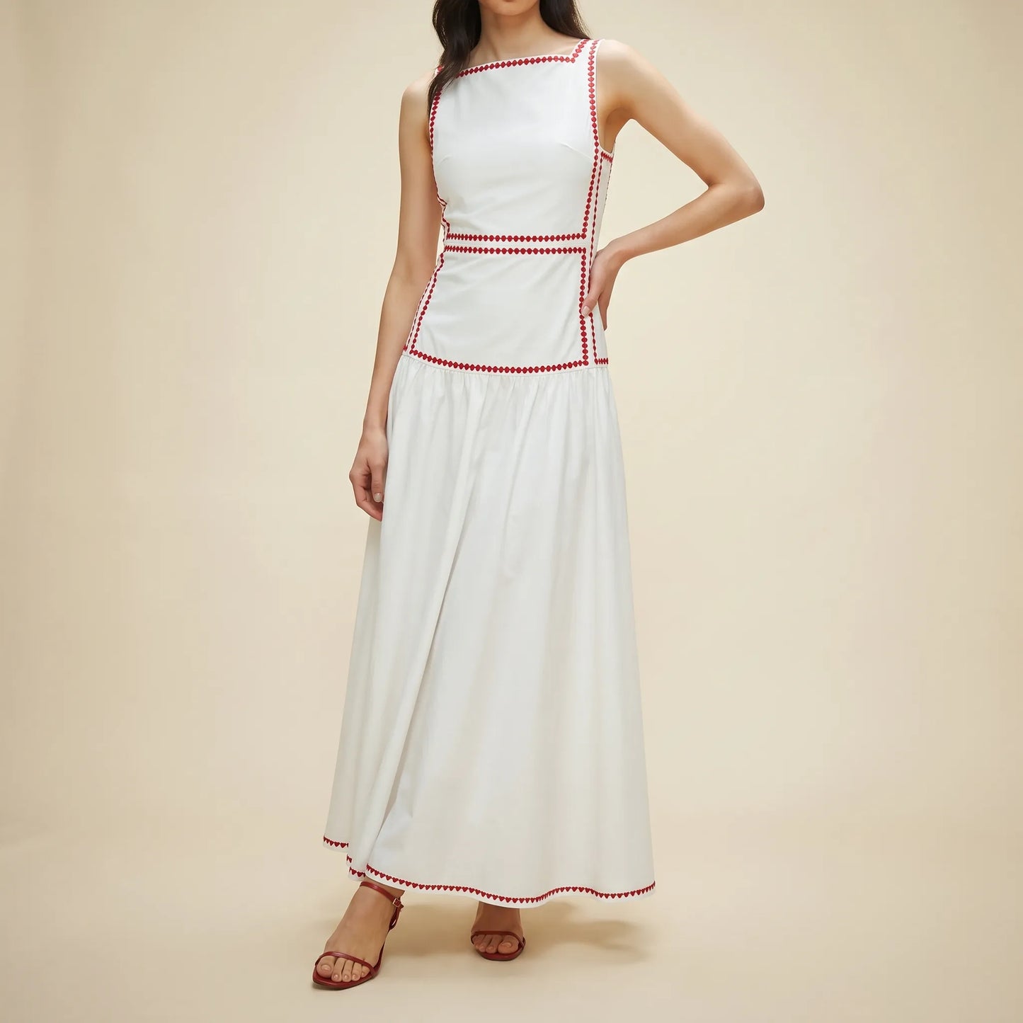 Aurant | Ärmelloses Elegantes Maxikleid