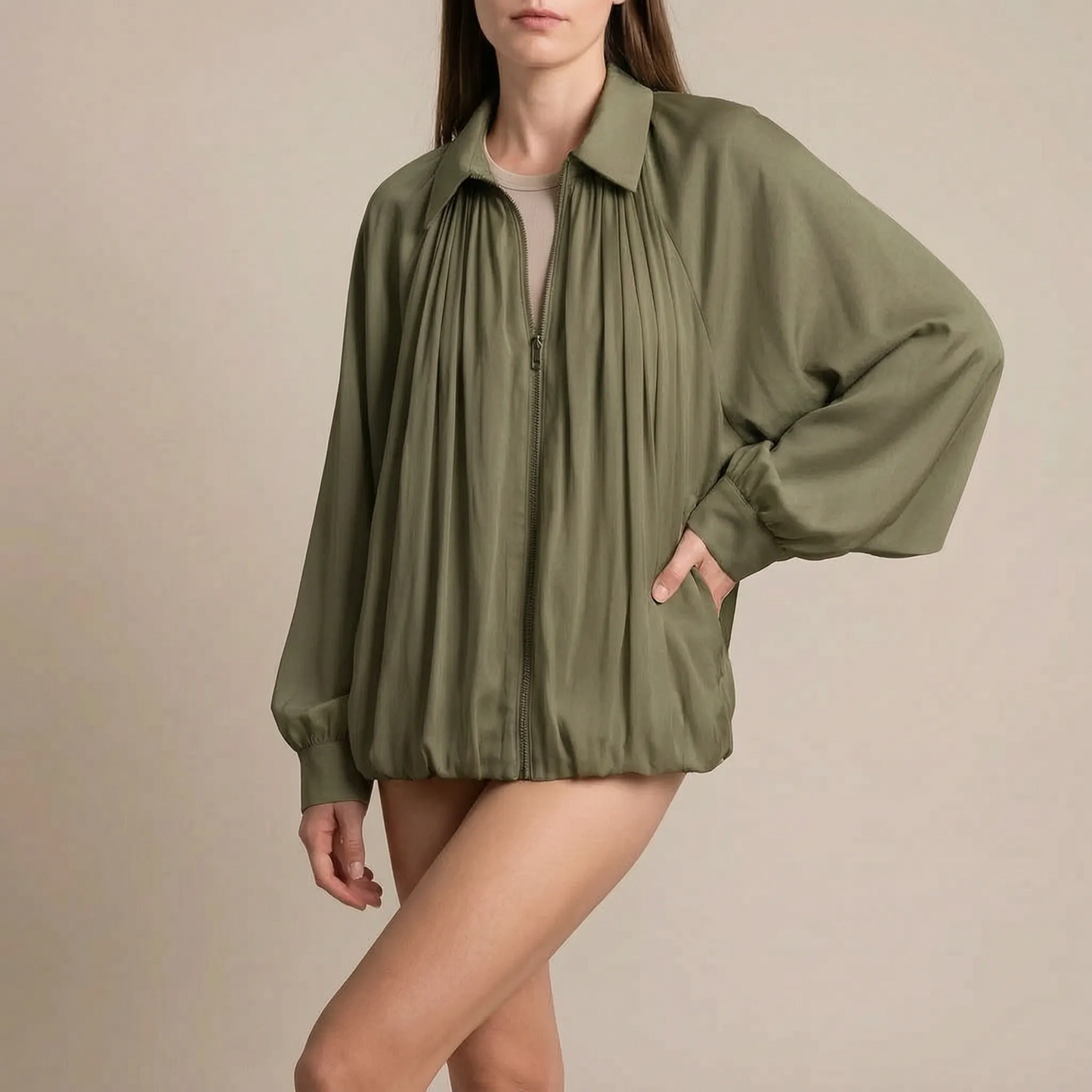 Aurevia | Oversize Bomberjacke Für Damen