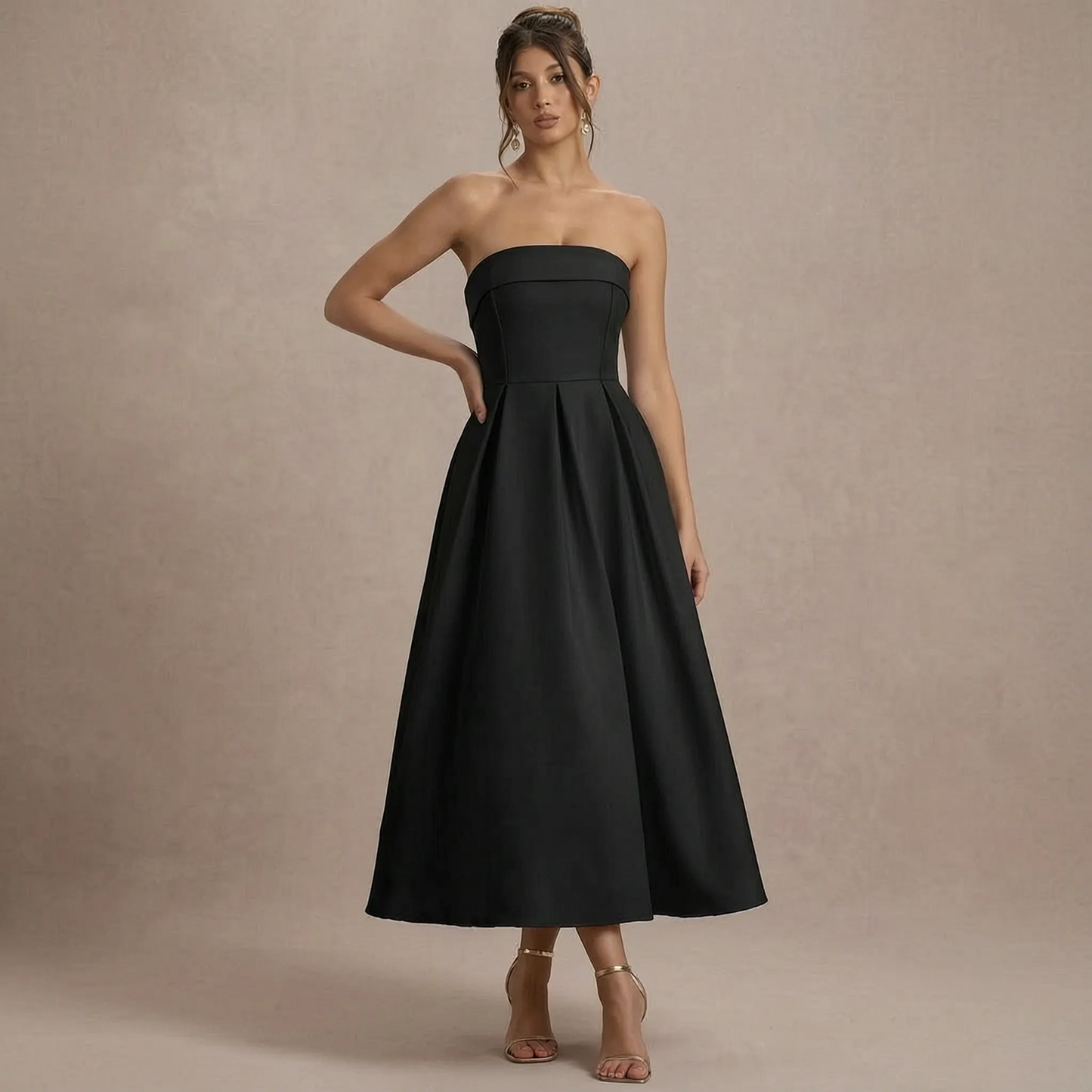 Aurisol | Trägerloses Kleid Für Hochzeitsgast