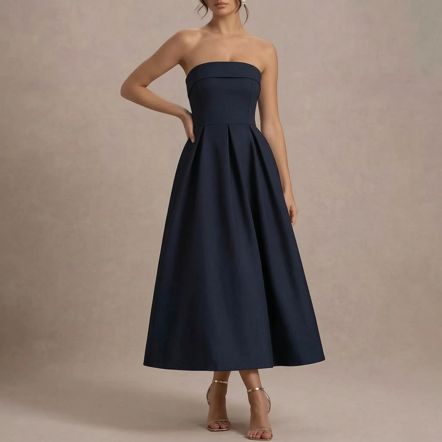 Aurisol | Trägerloses Kleid Für Hochzeitsgast