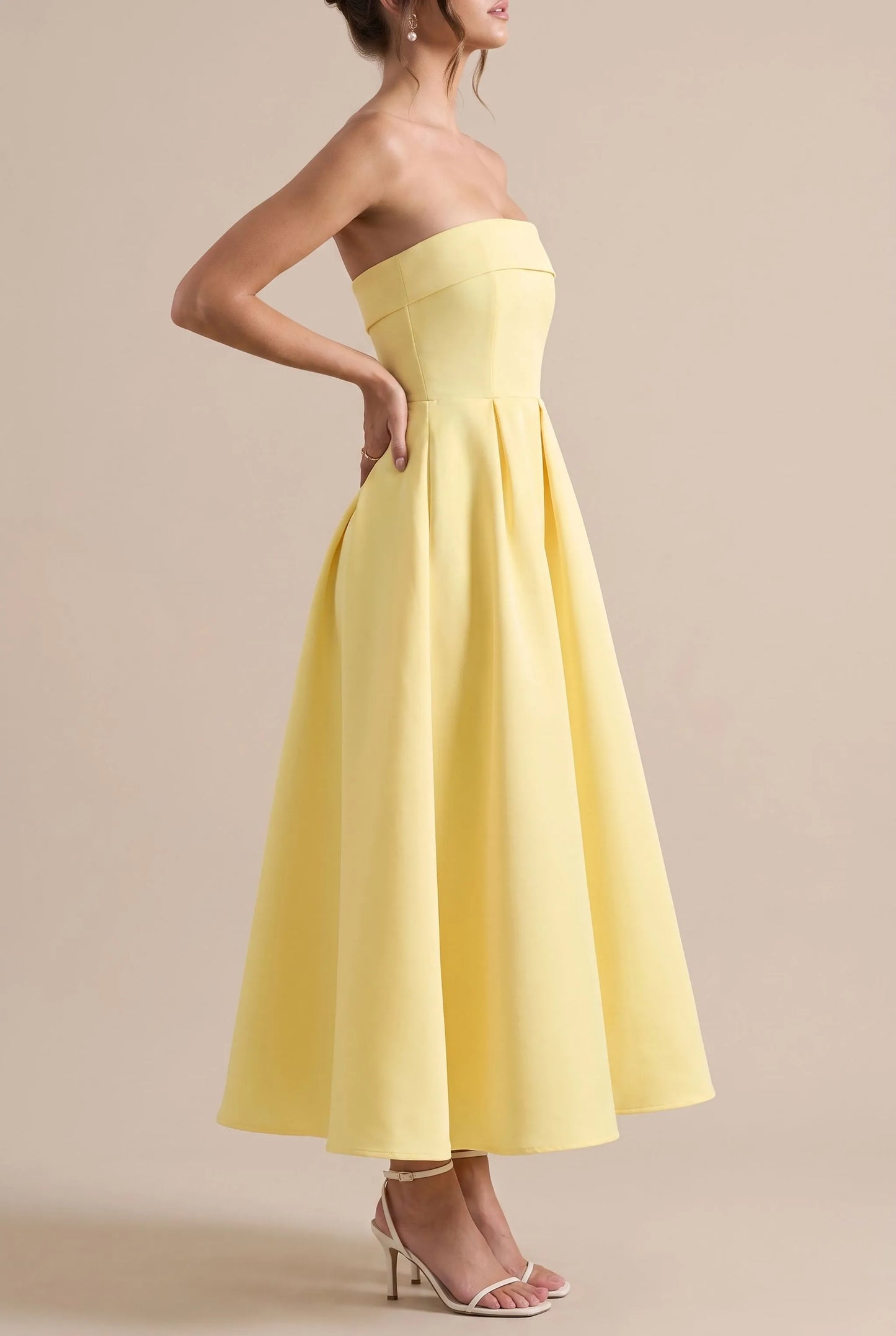 Aurisol | Trägerloses Kleid Für Hochzeitsgast