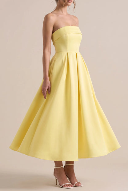 Aurisol | Trägerloses Kleid Für Hochzeitsgast