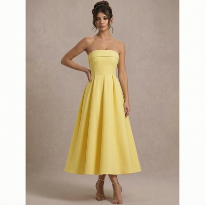Aurisol | Trägerloses Kleid Für Hochzeitsgast