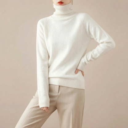 AutumnKnit | Klassischer Rollkragenpullover Für Damen