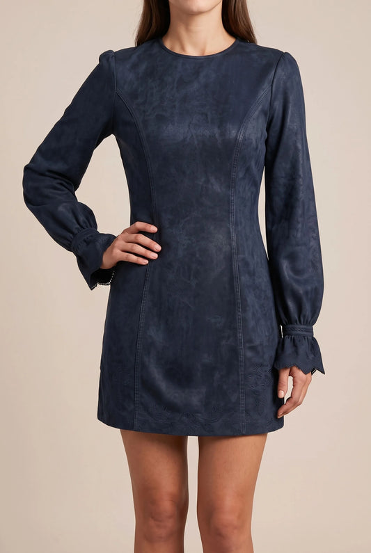 Auvira | Figurbetontes Langarm-Minikleid