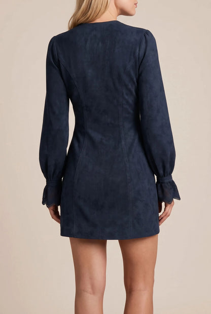 Auvira | Figurbetontes Langarm-Minikleid