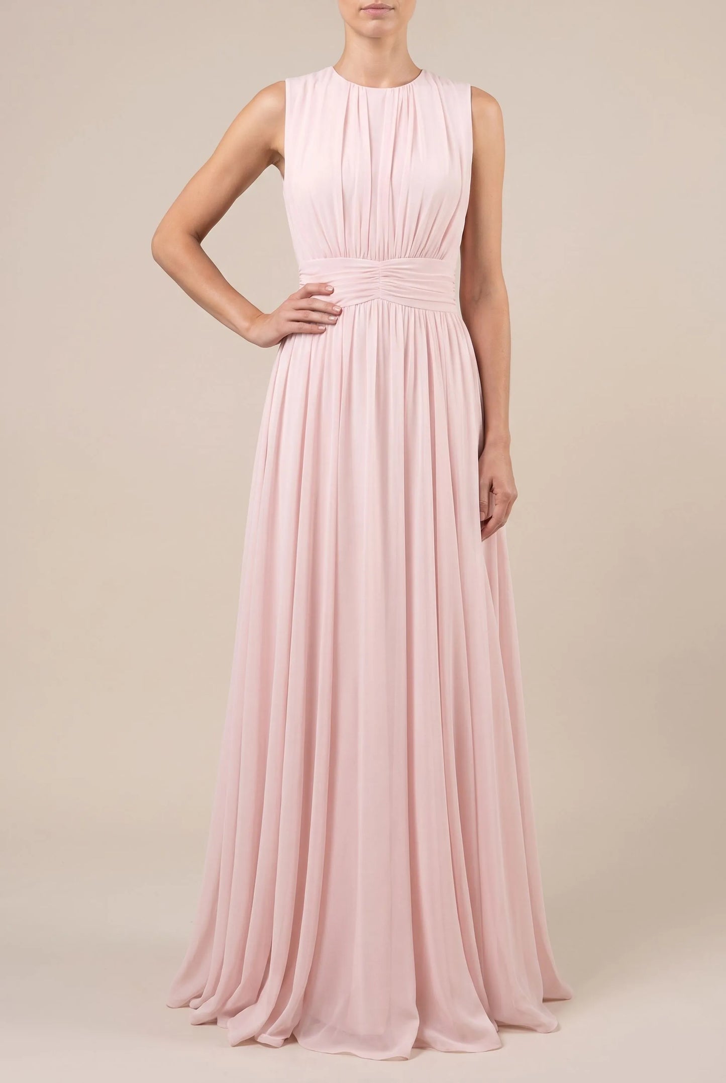 Avelina | Ärmelloses Elegantes Maxikleid