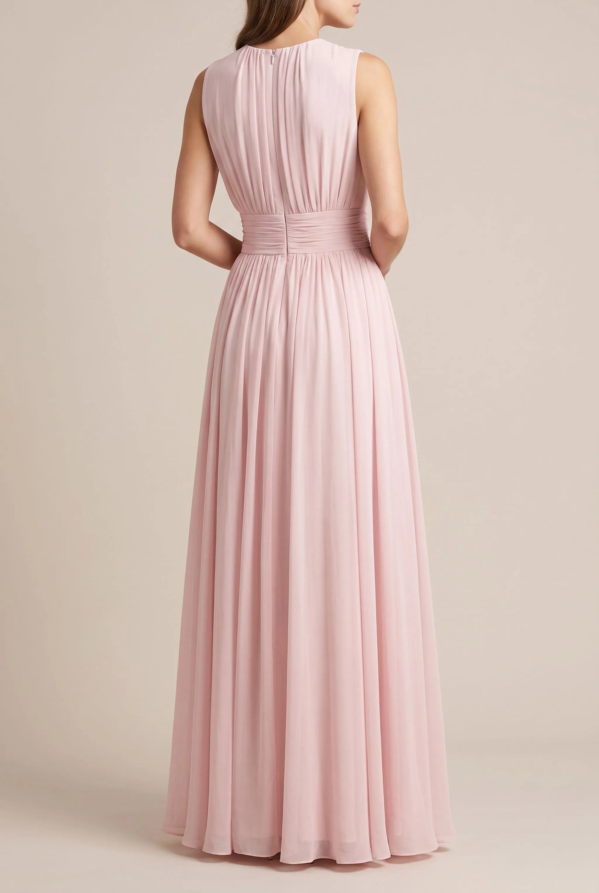 Avelina | Ärmelloses Elegantes Maxikleid