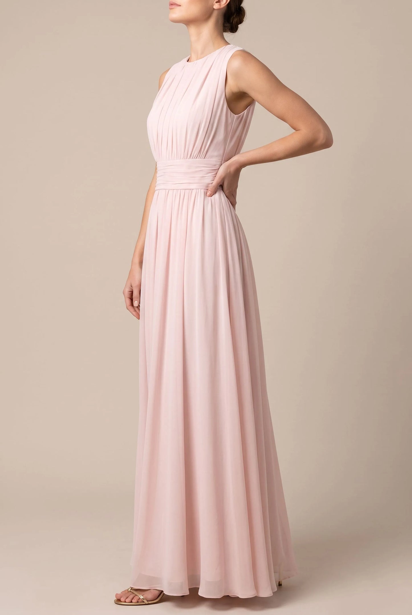 Avelina | Ärmelloses Elegantes Maxikleid